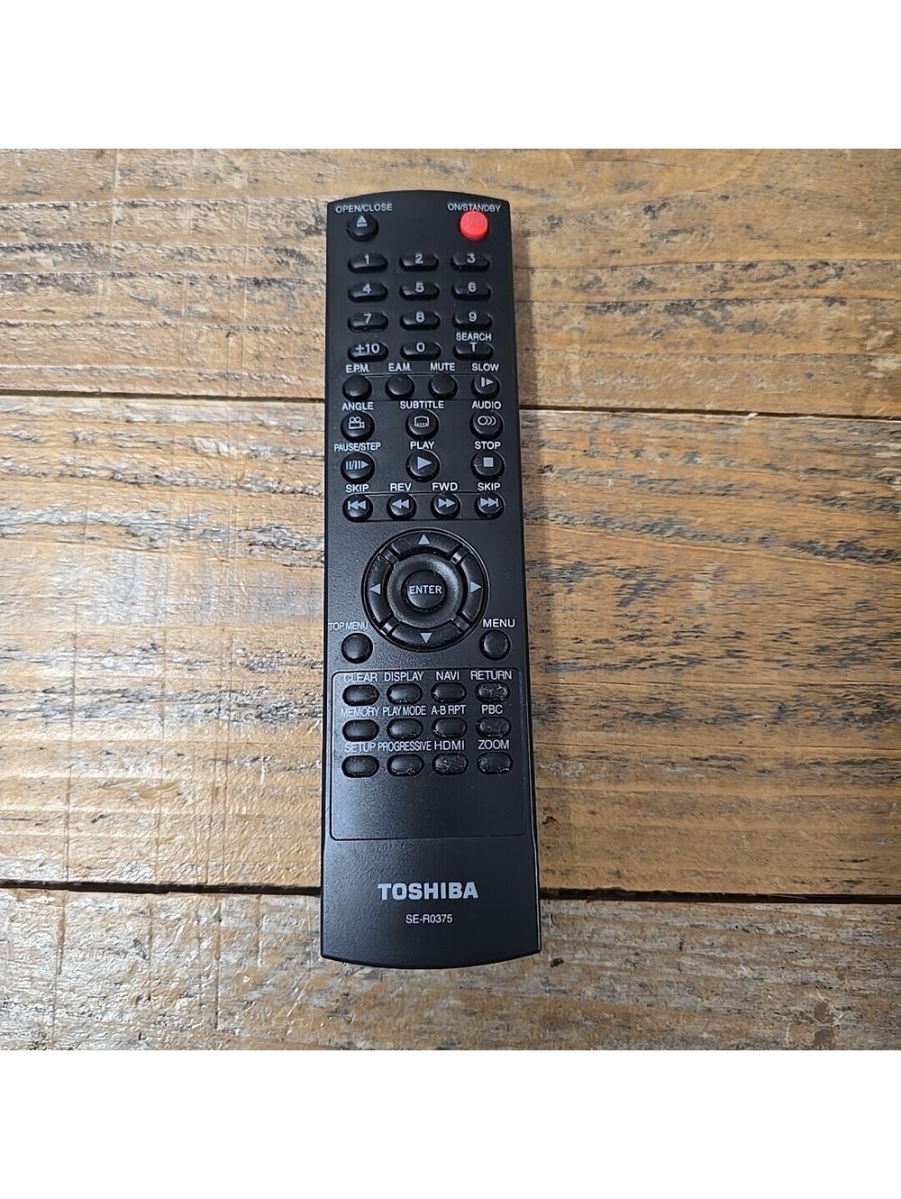 Toshiba SE-R0375 DVD Player Remote Control OEM